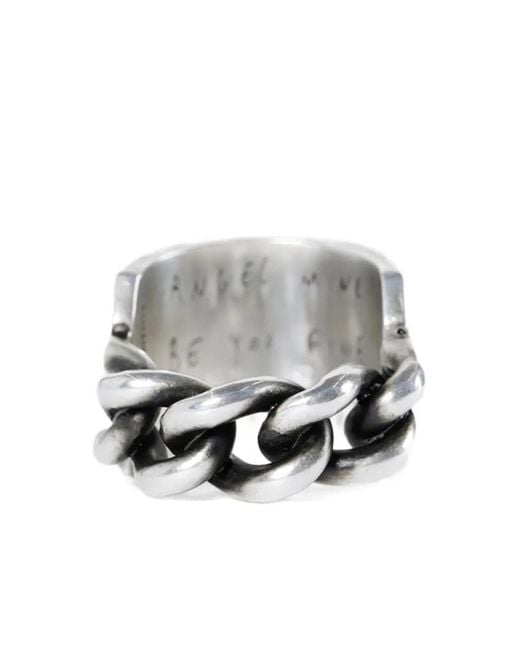 Anello Ire di Ann Demeulemeester in White da Uomo