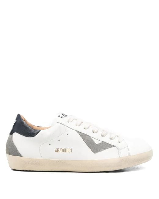 Zapatillas Suprime a paneles 4b12 de hombre de color White