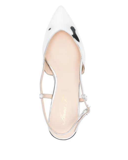 Anna F. White Pointed-Toe Pumps