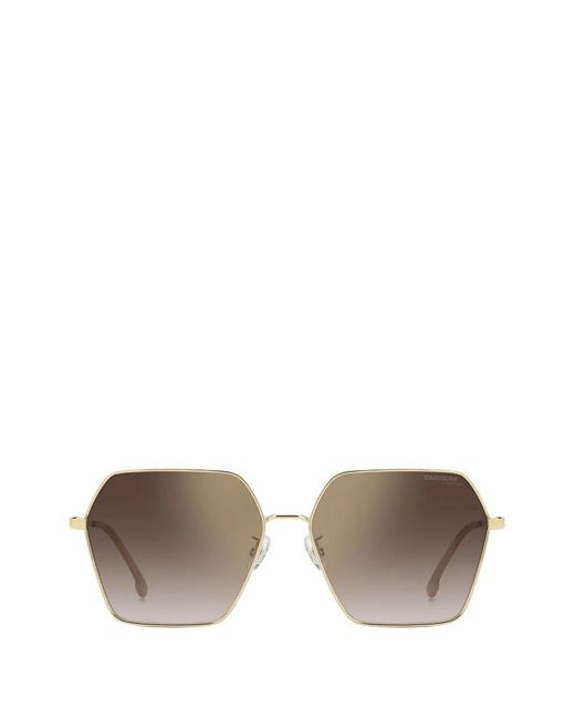 Carrera Gray Geometric-Frame Sunglasses