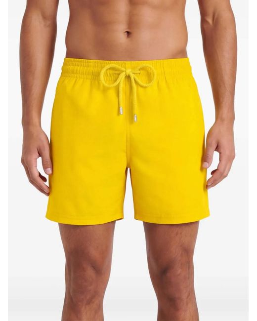 Vilebrequin Yellow Solid Swim Shorts for men