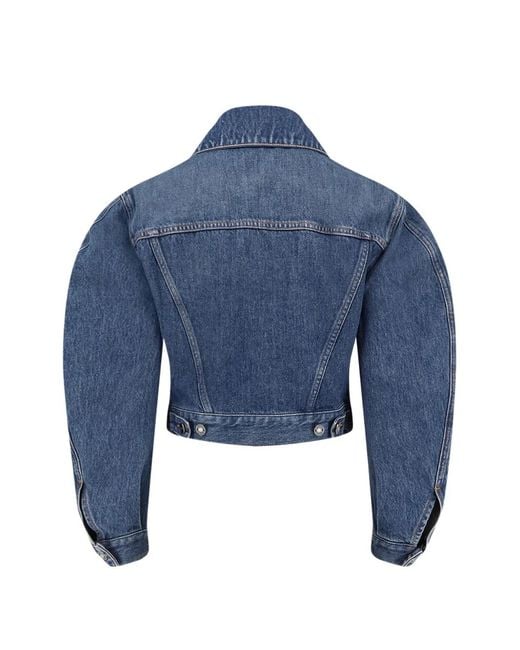 Givenchy Blue Cropped Denim Jacket