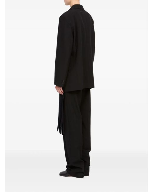 MM6 by Maison Margiela Black Tie Detail Jacket