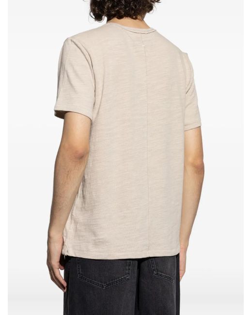 Rag & Bone Natural Mélange-Effect Cotton T-Shirt for men