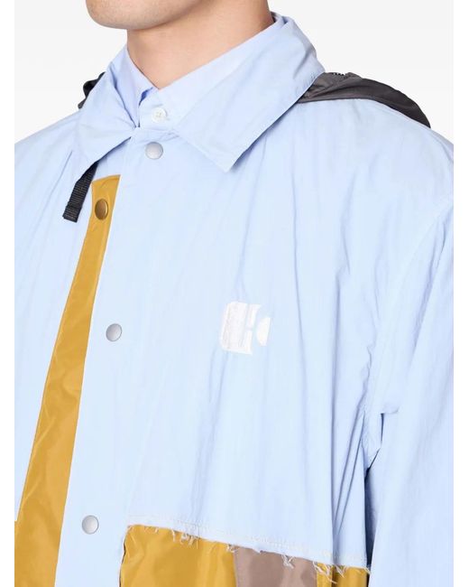 Kolor Blue Long-Sleeves Jacket for men