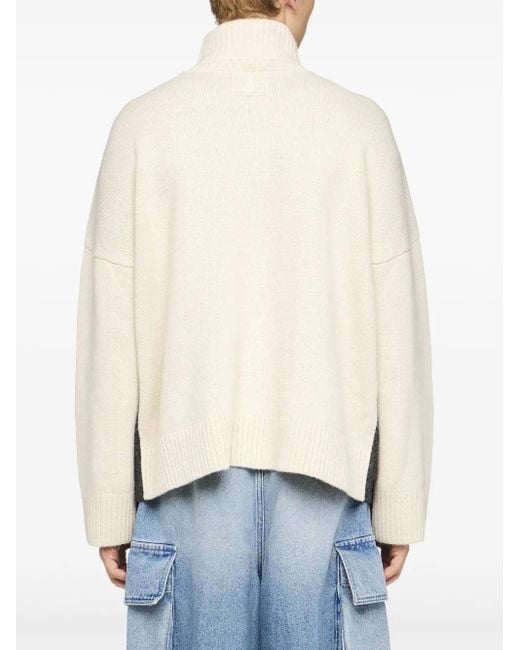 J.W. Anderson Gray Jw Anderson Half-Zip Cardigan for men