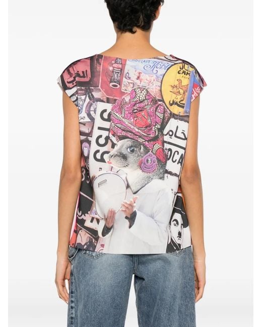The Artistylist Pink T-Shirt À Imprimé Graphique