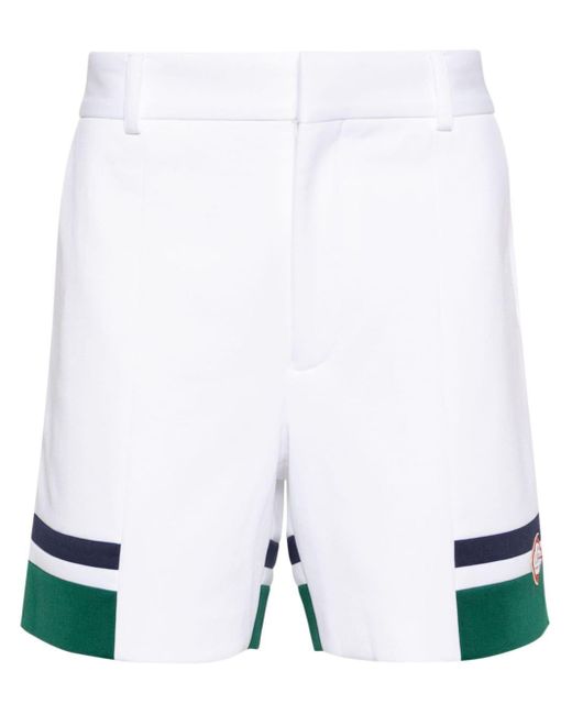 Casablancabrand Sports Shorts mit Streifendetail in White für Herren