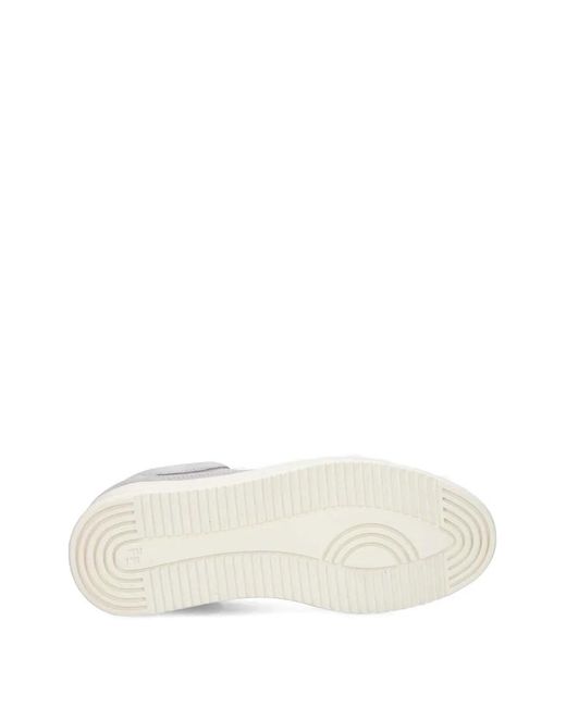 Filling Pieces White Suede Sneakers