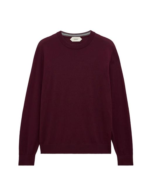 Pringle of Scotland Purple Crew Neck Sweater for men