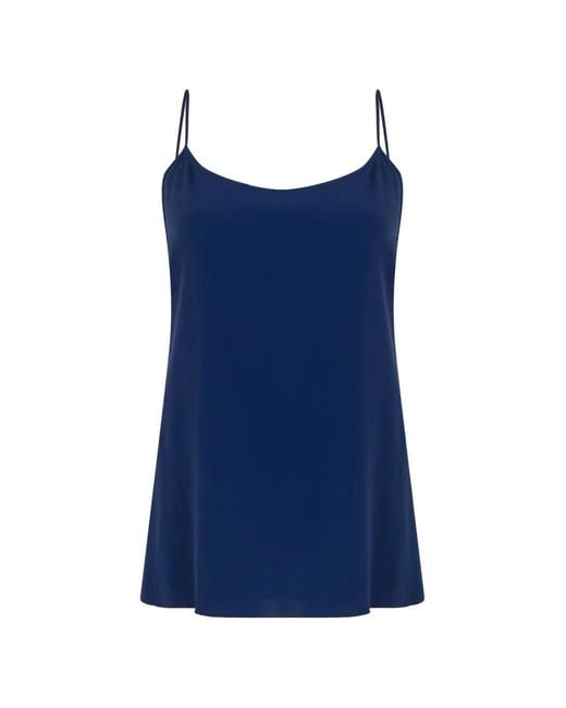 Alberta Ferretti Blue Adjustable-Strap Top