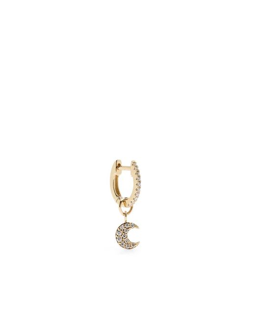 Roxanne First White 14Kt Mini Moon Diamonds Single Earring
