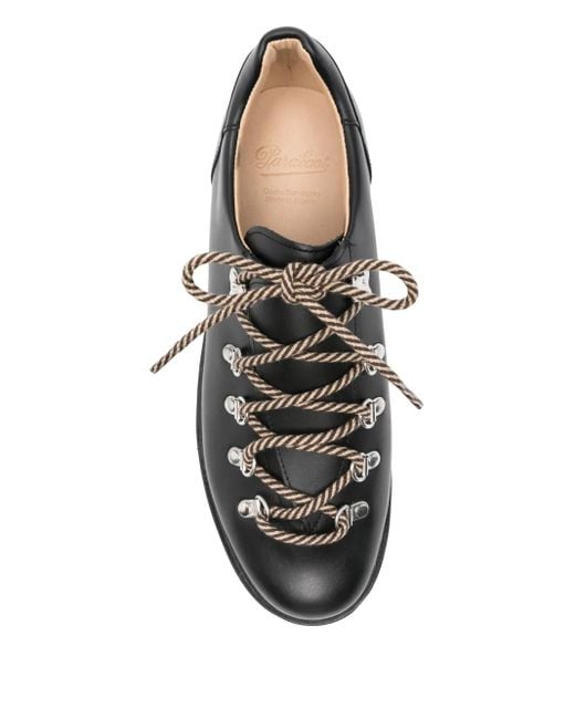 Paraboot Black Clusaz Leather Lace-Up Boots for men