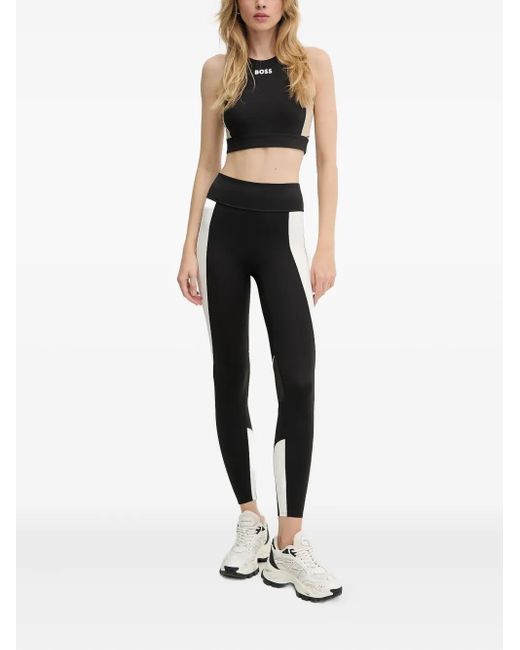 Boss Black Colour-Block Tank Top