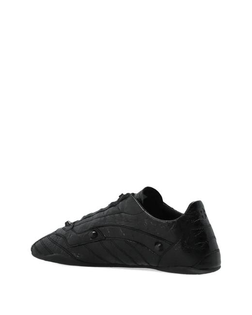 Balenciaga メンズ ブラック スタッズ スニーカー 【公式通販】