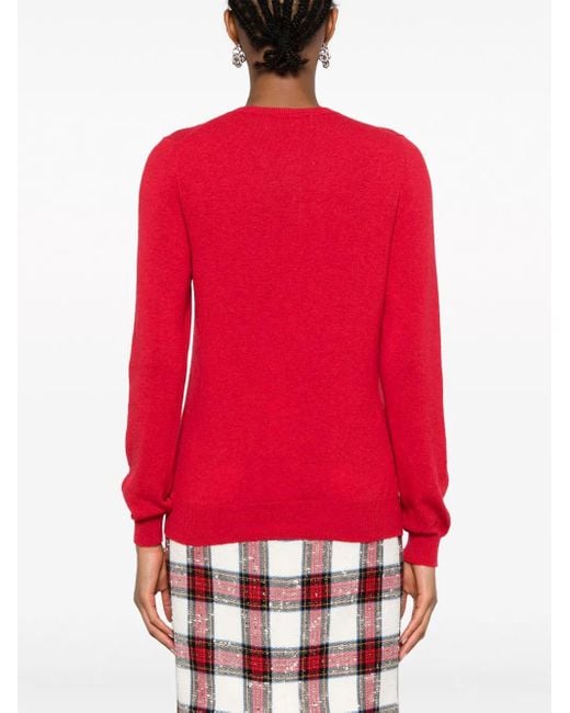 ALESSANDRO ENRIQUEZ Red Verzierter Cardigan