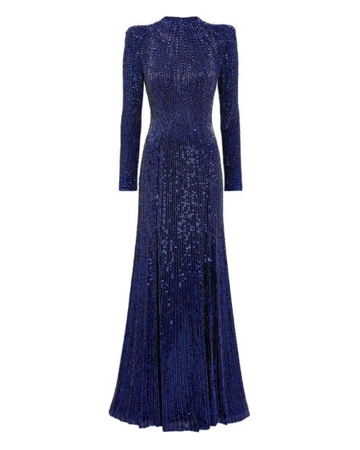 Jenny Packham Aurora イブニングドレス Blue