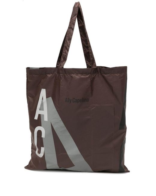 Ally Capellino Brown Hurst Recycled Packable Tote Bag