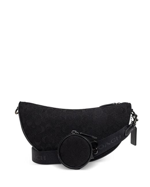 COACH Black Hall Messenger Bag for men
