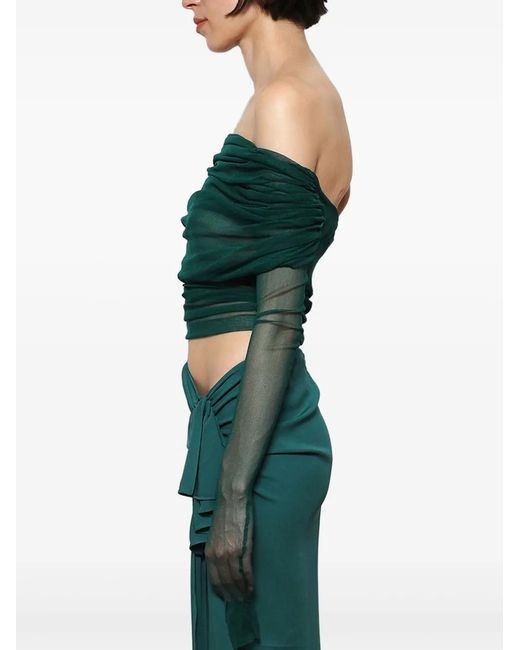 Christopher Esber Green Veiled Top