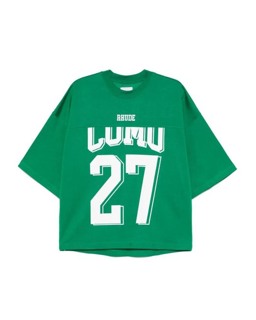Camiseta Como Rhude de hombre de color Green