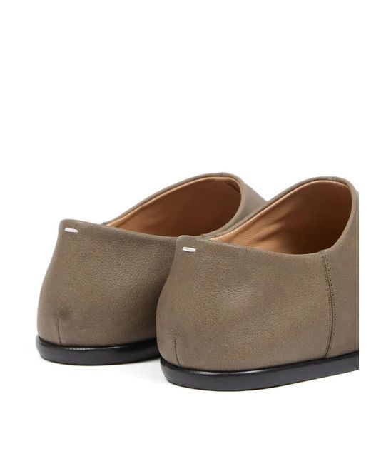 Maison Margiela Brown Tabi Babouches for men