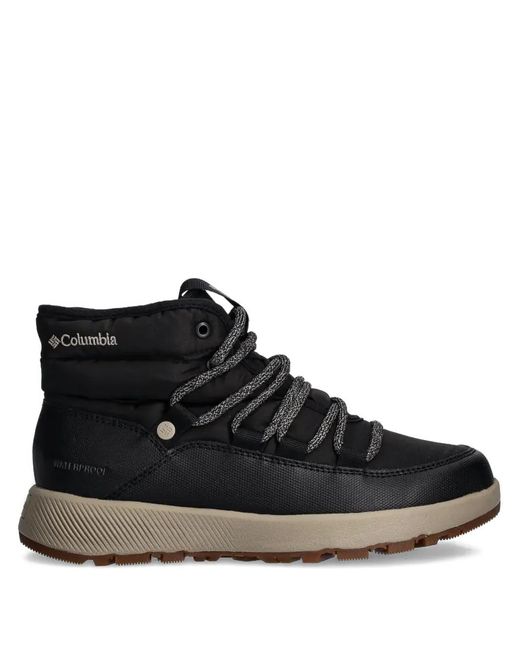Columbia Black Padded Lace-Up Boots