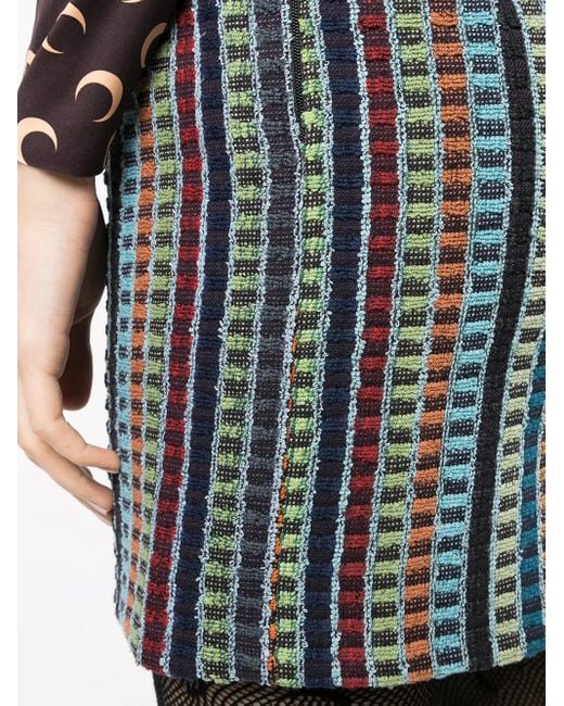 MARINE SERRE Multicolor Terry Kitchen Towels Mini Skirt