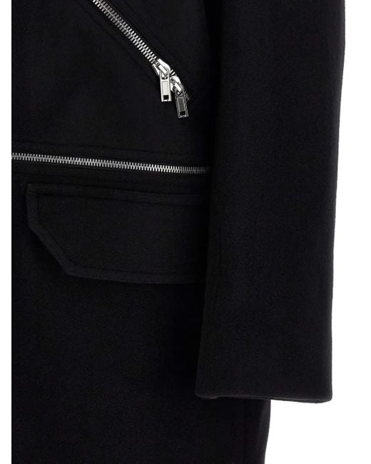 Rick Owens Black 'Blixa Jumbo Mac' Coat for men