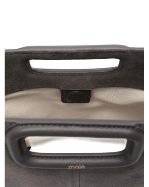 Maje M Suède Crossbodytas Met Franje in het Black