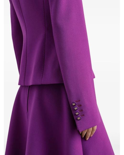 Dolce & Gabbana Purple 'Dolce' Blazer