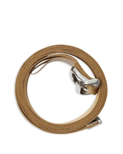 Burberry Brown Checked Webbing Belt