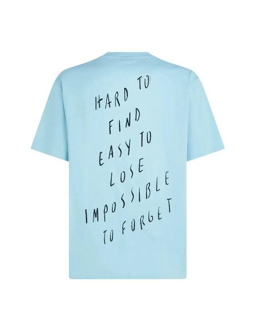Karl Lagerfeld Blue X Pietro Terzini Short-Sleeve T-Shirt for men