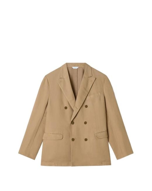 Boglioli Natural Dover Double-Breasted Suit for men