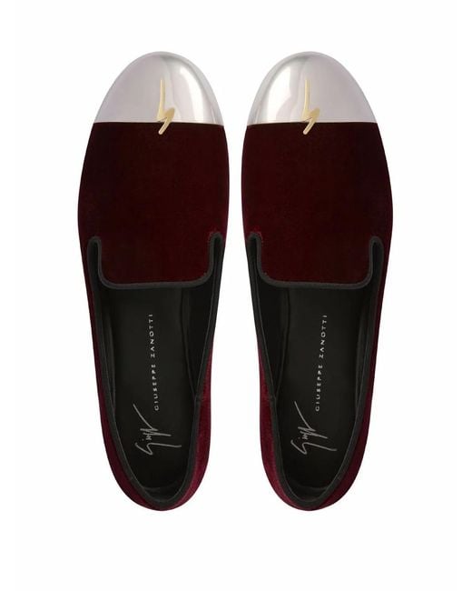 Giuseppe Zanotti Brown Dalila Cup Toe-Cap Loafers