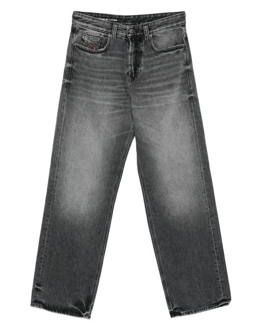 DIESEL Gray 2001 D-Macro Denim Jeans for men