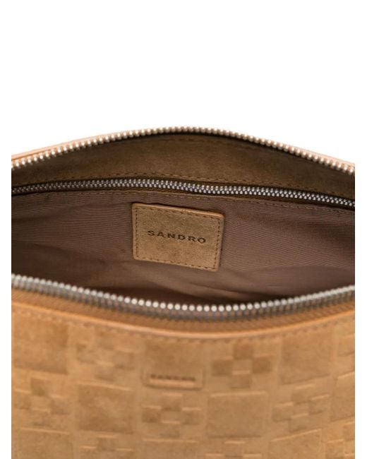 Sacoche À Motif Embossé Sandro pour homme en coloris Brown
