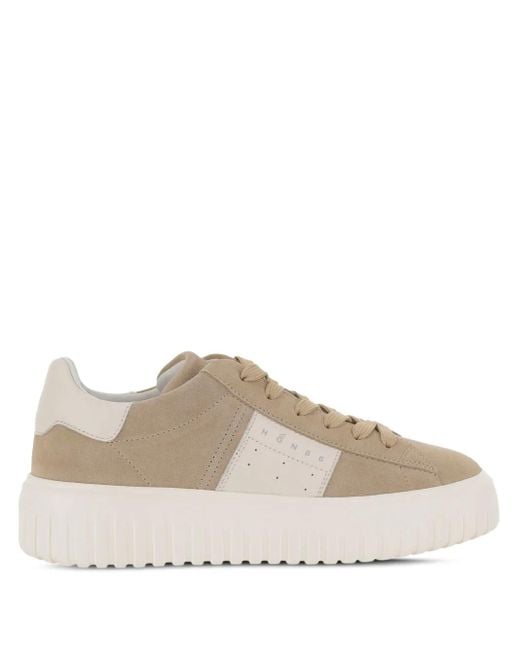 Baskets H-Stripes En Daim Hogan pour homme en coloris Brown