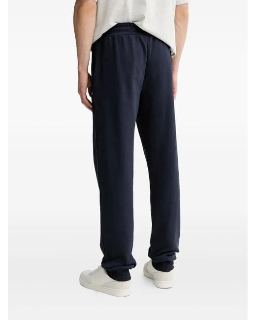 Les Deux Blue Dexter Drawstring-Cuffed Track Pants for men