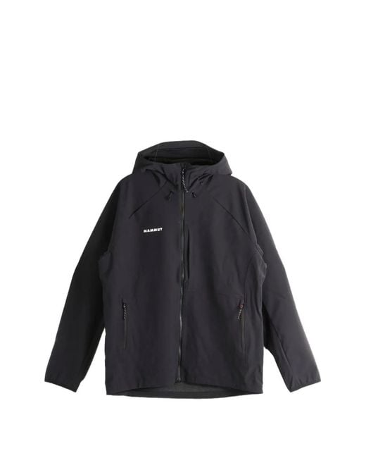Mammut Black Ultimate Comfort So Hooded Jacket for men