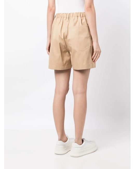 Sofie D'Hoore Shorts Met Elastische Taille in het Natural