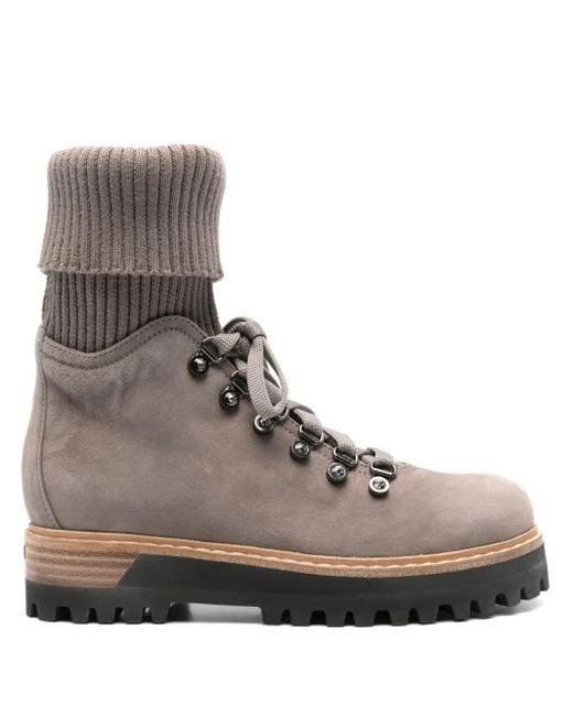 Le Silla Brown St. Moritz Boots
