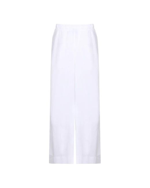 Thom Krom White Drawstring Trousers