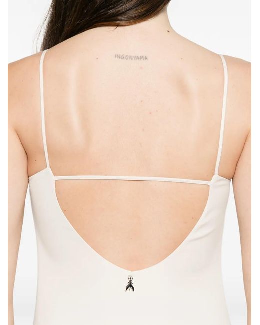 Patrizia Pepe White Sleeveless Midi Dress