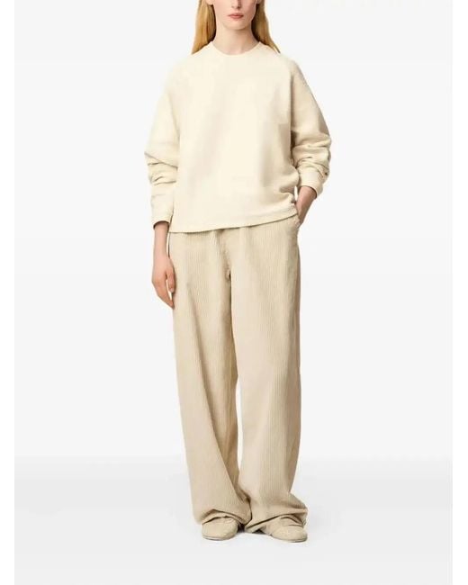 AMI Natural Embroidered Sweatshirt