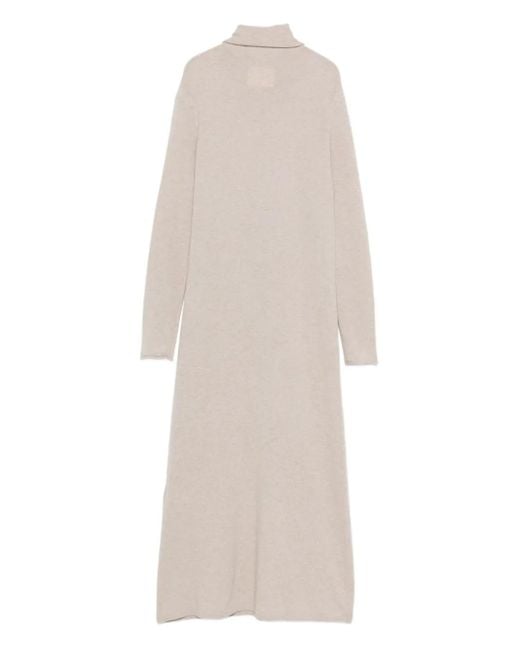 Lisa Yang White Turtleneck Dress