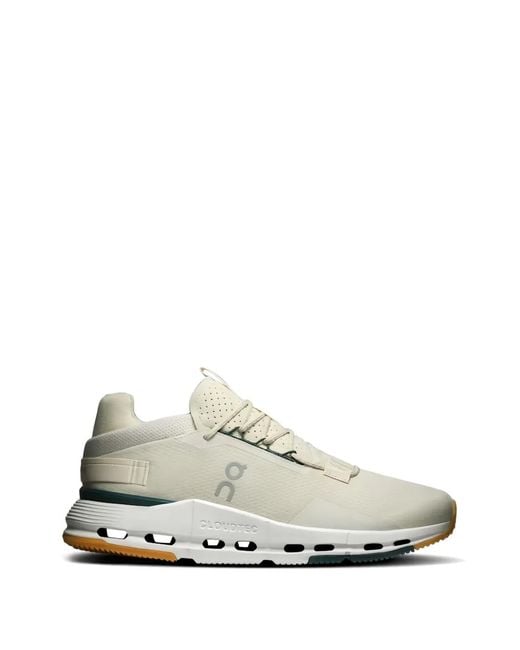 On Shoes White Cloudnova 2 Sneakers for men