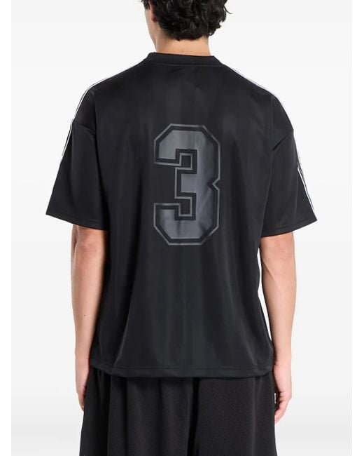 Adidas Black Striped Jersey for men
