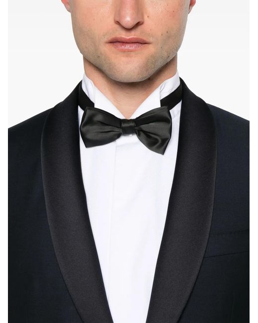 Canali Black Single-Breasted Dinner Suit for men