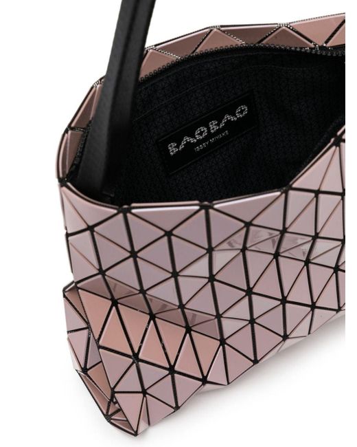 Bao Bao Issey Miyake Purple Geometric Cut-out Crossbody Bag